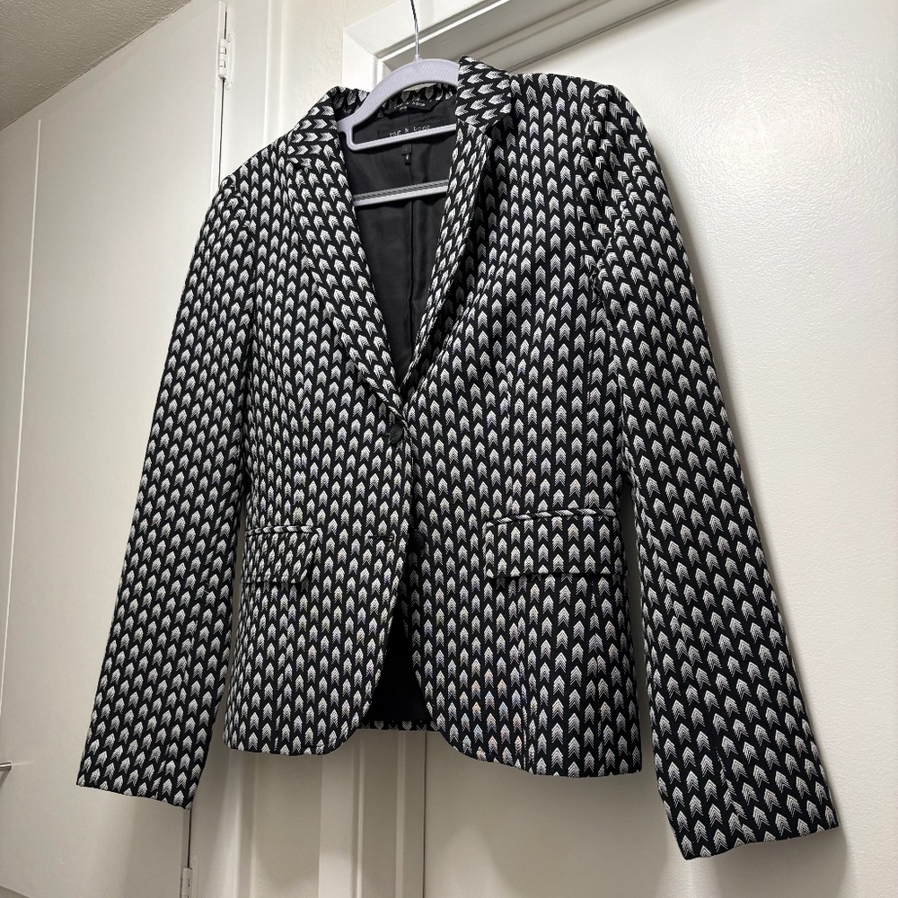 Rag & Bone patterned blazer - size 4